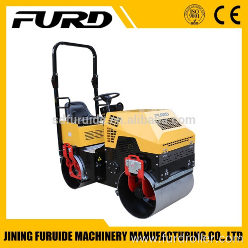 Ride on 1 Ton Double Drum Mini Road Roller with Imported Pump (FYL-880)